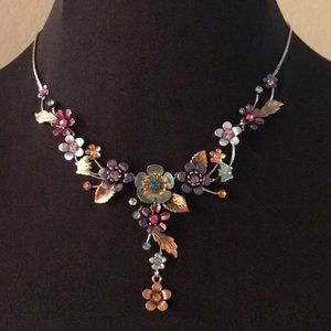 Betsy Johnson flower fairy necklace